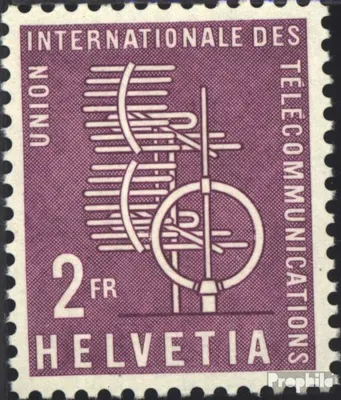 Produktbild von Briefmarken Schweiz 1958 Mi ITU6 postfrisch Freimarken