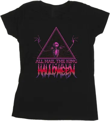 Produktbild von Disney - "The Nightmare Before Christmas Halloween King" T-Shirt für Damen BI35733 (S) (Schwarz)