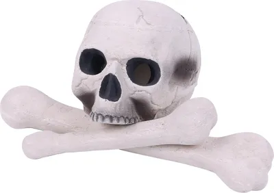 Produktbild von Keramischer menschlicher Totenkopf-Lagerfeuerscheit, wiederverwendbar, feuerfest, Lagerfeuergrube, Totenkopf-Gasscheit für Lagerfeuer, Kamin, Halloween-Dekor