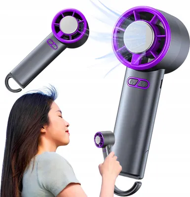 Image de Ventilateur de table portable, pliable, sans fil, puissant, USB