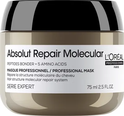 Produktbild von L'Oréal Professionnel Série Expert Absolut Repair Molecular Maske 75 ml - Reisegröße