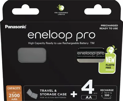 Immagine prodotto di Panasonic Eneloop pro Mignon Batteria ricaricabile 2500mA
