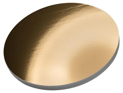 Produktbild von Rubicello Styrodur Tortenunterlage 30 cm Gold 10 Stück