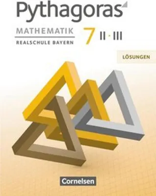 Immagine prodotto di Pythagoras 7. Jahrgangsstufe (WPF II/III) - Lösungen zum Schülerbuch