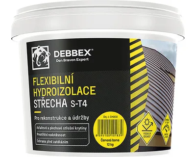 Obrázek produktu pro Flexibilní hydroizolace Debbex střecha S - T4 černá 12 kg