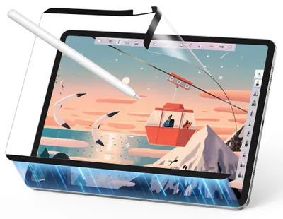 Produktbild von ESR Paper-Feel Magnetic – magnetische Schutzfolie für iPad Air 11 (2024) – transparent