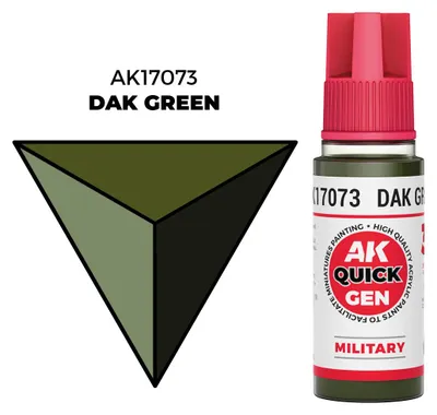 Obrázok produktu pre AK Interactive AK17073 - Základné farby - Dak Green (18 ml) -