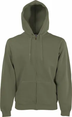 Produktbild von Fruit Of The Loom Herren Kapuzenjacke Premium 70/30 RW3161 (2XL) (Olive)