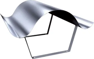 Produktbild von Napoleonhaube Schornstein - Kaminabdeckung A 500 mm x B 600 mm