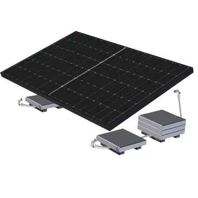 Produktbild von Flachdach Solarmodul Montageset ValkBox3 Aufständerung Halterung Balkonkraftwerk