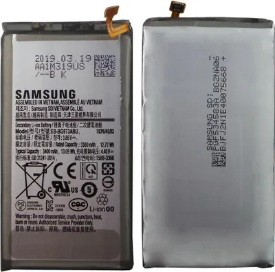 Produktbild von Original Samsung Galaxy S10 SM-G973F Akku Batterie EB-BG973ABU 3400mAh