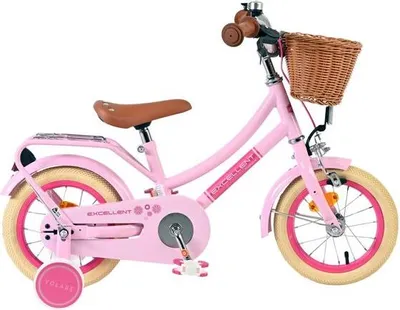 Produktbild von Volare Excellent Kinderfahrrad - Mädchen - 12 Zoll - Rosa