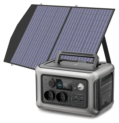 Zdjęcie produktu dla pojemność 299 Wh, wyjście AC 600 W, ładowanie bezprzewodowe, R600 z 100 W, UE