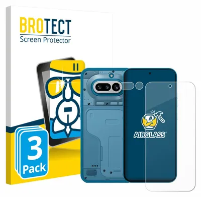 Produktbild von 3x BROTECT Schutzglas für Nothing Phone (4a) (Display+Kamera) Schutzfolie Panzer Folie Glas Display Schutz klar