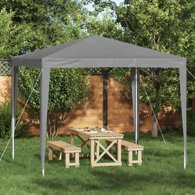 Produktbild von PUEAZU Party-Zelt 250 x 250 x 240 cm Hellgrau PE und Stahl - Pavillons & Partyzelte &36517