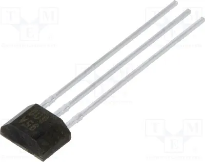 Obrázek produktu pro 1x Senzor: HallRozsah: –67 ÷ 67 mT (bipolární)Napájecí napětí: 4,5 ÷ 10,5 V DCSS495A, Hallův senzor