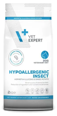 Produktbild von VET EXPERT Veterinary Diet Hypoallergenic Insect Dog - Trockenfutter für Hunde - 2 kg