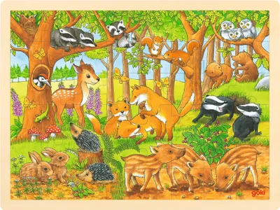 Produktbild von Goki 57734, 48 Stück(e), Flora & Fauna, 3 Jahr(e)