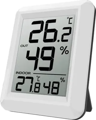 Produktbild von Drahtlose Wetterstation für drinnen und draußen mit Außensensor, kleines digitales Thermometer-Hygrometer
