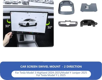 Obrázek produktu pro Držák s otočným displejem, pro Tesla Model 3 a Model Y, otočení o 360 stupňů, 2 směry