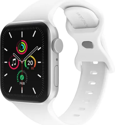 Productafbeelding van imoshion Siliconen⁺ bandje voor de Apple Watch | 44/45/46/49 mm - Maat M/L - Wit