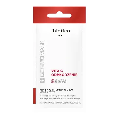 Zdjęcie produktu dla Dermomask Night Active Neuro Odmładzanie Maseczka naprawcza na noc 12ml