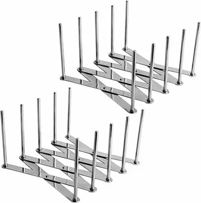 Produktbild von Famanu Halter für Topf- und Pfannendeckel - Küchenorganizer für Schrank und Arbeitsplatte