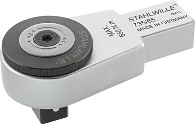 Produktbild von STAHLWILLE 58250065, Torque wrench end fitting, Chrom, 1 Stück(e), 725 g