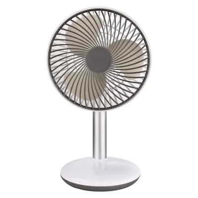Produktbild von Kalorik USB Tischventilator mit Akku Ventilator Miniventilator mobil Weiß Ø 15 cm NEU*51531