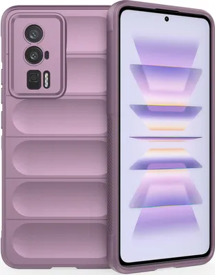 Produktbild von Redmi K60 Pro Hülle, Weich TPU Silikon Stossfest Anti-rutsch Schutzhülle für Xiaomi Redmi K60 / K60 Pro Lila