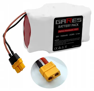 Obrázek produktu pro Gares Náhradní baterie pro 10S2P2200AA01 | 36V 7Ah  | Vysoce výkonná baterie pro robotický vysavač | Kompatibilní s 10S2P2200AA01 | Prémiová kvalita