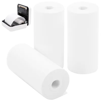 Immagine prodotto di 3 rotoli 57 x 30 mm carta termica per stampa tascabile stampante per bambini macchina fotografica carta per stampa fotografica