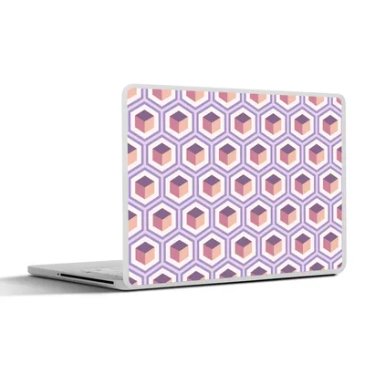 Produktbild von MuchoWow® Laptop Aufkleber Sticker Cover Würfel - Muster 30x21 cm - Sticker für Laptop - Selbstklebend