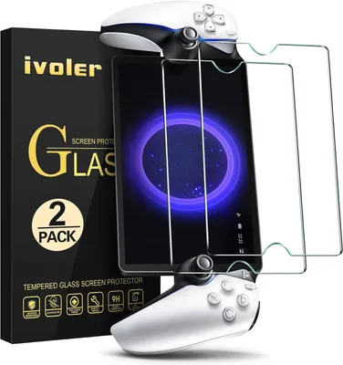 Immagine prodotto di Telecomando - Compatibile con PlayStation Portal e PlayStation 5 - 2 protezioni in vetro temperato. Compatibile con Remote Player