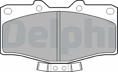 Produktbild von DELPHI Bremsbeläge Satz Vorne Bremsklötze für TOYOTA LAND CRUISER 90 (J9) LP951