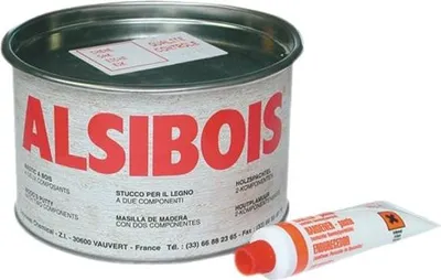 Produktbild von ALSIBOIS Spachtelmasse 400 ml Hellrot + Härter