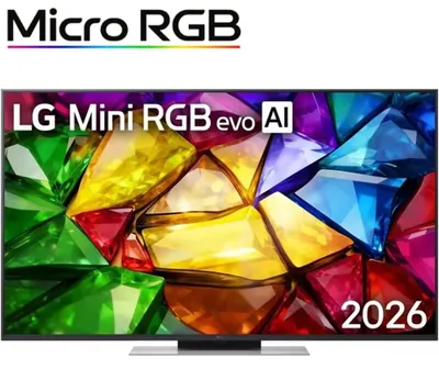 Obrázek produktu pro LG Mini RGB 55MRGB86B6A, 139,7 cm (55"), 3840 x 2160 px, RGB-Mini LED, Smart TV, Wi-Fi, Černá