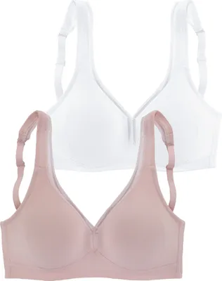 Produktbild von PETITE FLEUR T-Shirt-BH rosa+weiß Größe 95 Cup E
