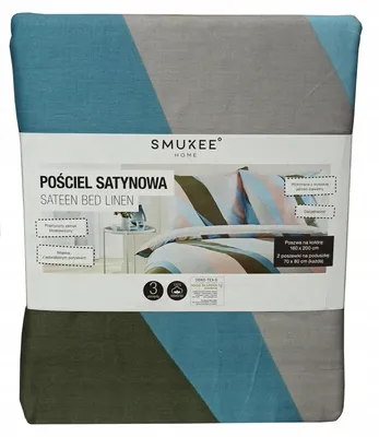 Produktbild von Smukee Satin Bettwäsche Wendebettwäsche 160x200cm Baumwolle