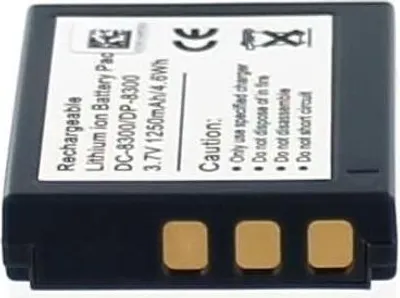 Produktbild von Akku für Minox DC 8011 Li-Ion 3,7 Volt 1000 mAh schwarz.