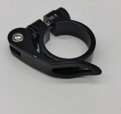 Produktbild von Sattelklemme mit Schnellspanner | Ø 31.8 Sattelstützklemme Fahrrad Schwarz