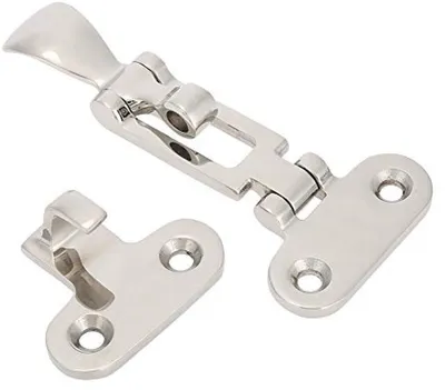 Dailygoods Bootsverriegelung 2 Stück aus Edelstahl