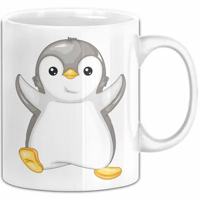 Produktbild von Lustige Pinguin Tasse Geschenk Pinguin-Liebhaber (Weiß)