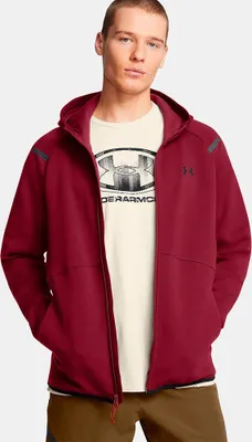 Produktbild von Under Armour Unstoppable Fleece Eu Reißverschlusspullover Rot M / Regular Herren Rot M