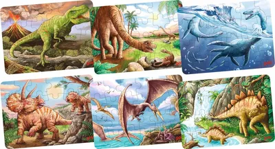 Produktbild von goki Minipuzzle Dinosaurier, 1 Stk.