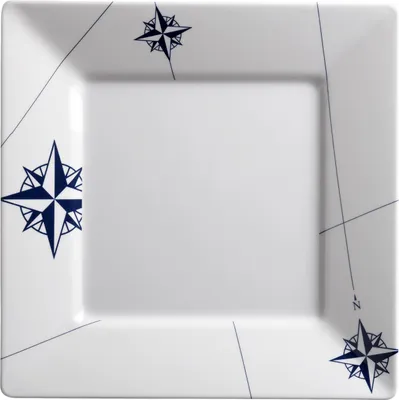 Image de Assiette plate grande, 25x25cm, carrée - Northwind - seule