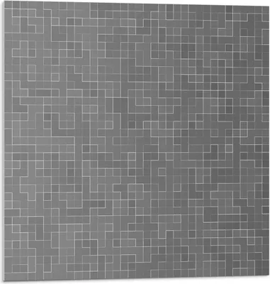 Produktbild von Abstraktes Linienmuster – Selbstklebend – Wandverkleidung – Wandpaneel – Wanddeko – Dekorative Wandpaneele – 3D Wandpaneele – Wandgestaltung selbstklebend – 4 Stück 50 x 50 cm