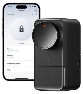 Image de SwitchBot Smart Lock Pro elektronisches Türschloss schwarz