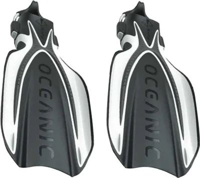 Obrázok produktu pre Potápačské plutvy Oceanic Manta Ray, biele, čierne, veľkosť 44–46, biele, čierne, veľkosť 44–46