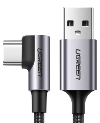 Immagine prodotto di Cavo Ugreen US284 50942 USB-A (dritto) / USB-C (angolato) 3A 2m - grigio